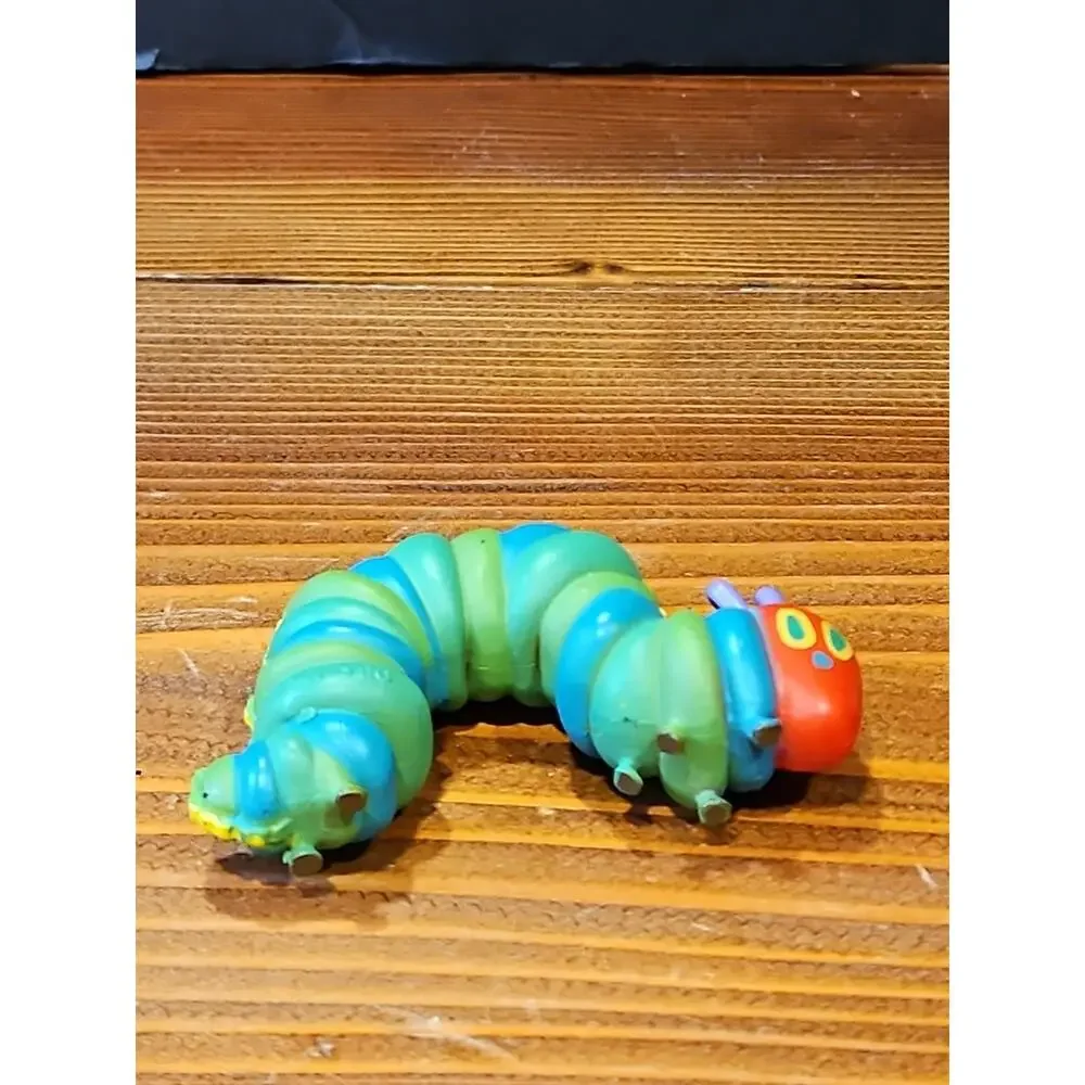 Lot Of 5 Eric Carle PVC Figurines‎ Cake Toppers Frog Bugs Bear Caterpillar